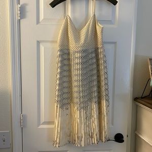 Spaghetti Strap Pleated Dress